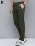 Olive Green Cotton Imported Stuff Pant Smart Fit